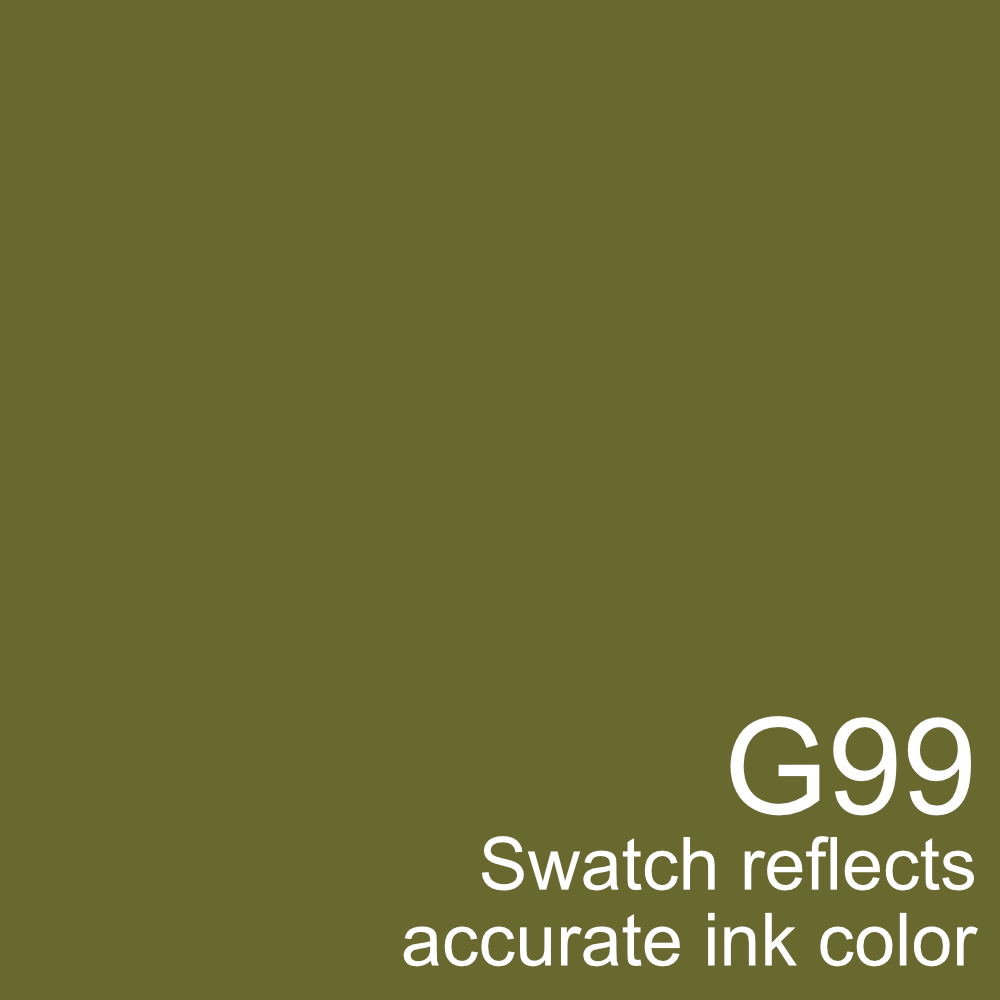G99 - Copic Sketch Marker Olive — Violeta Ink
